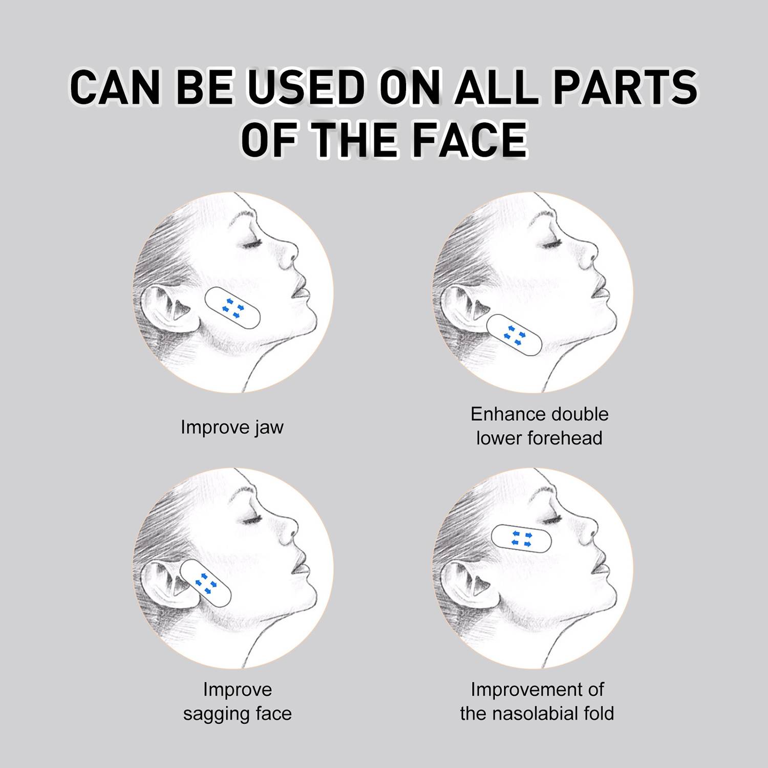 Transparent Face Lifting Patch Stickers 3