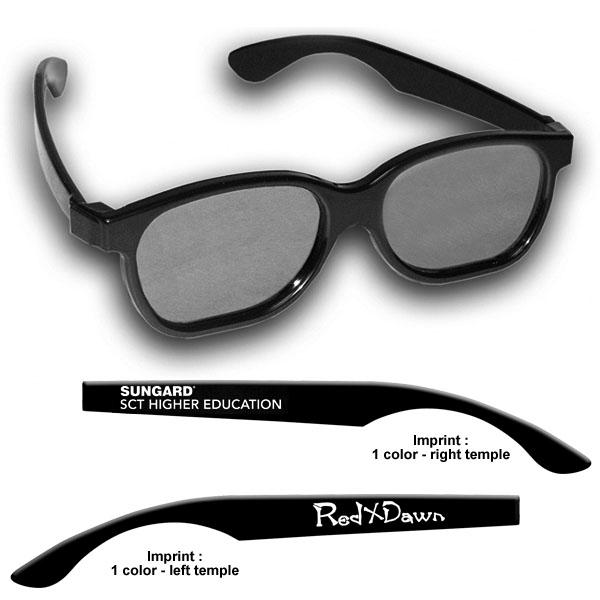 3D Glasses - Plastic Circular Polarized - Custom Imprint 3