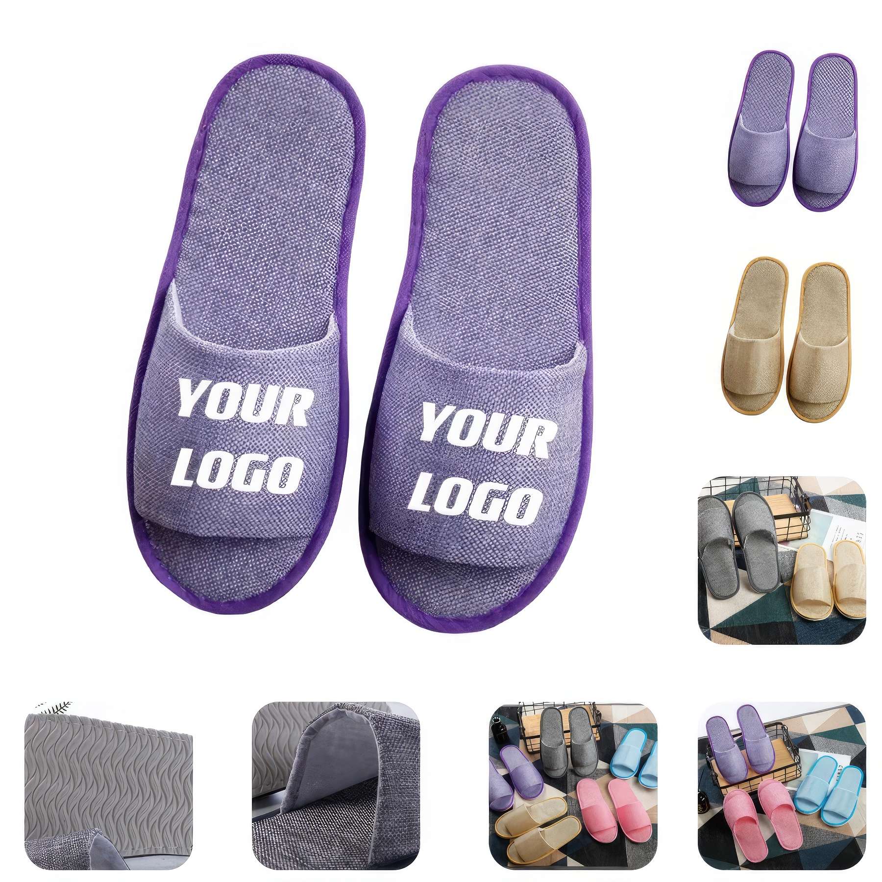 Custom Open-Toed Slippers Non-slip 1