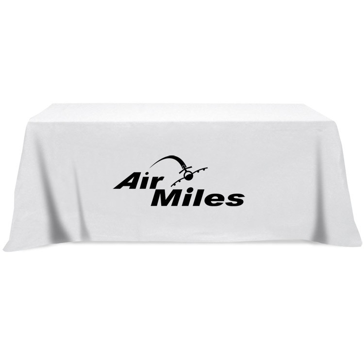 Flat 3-sided Table Cover - fits 8 foot standard table: Poly-Cotton 5