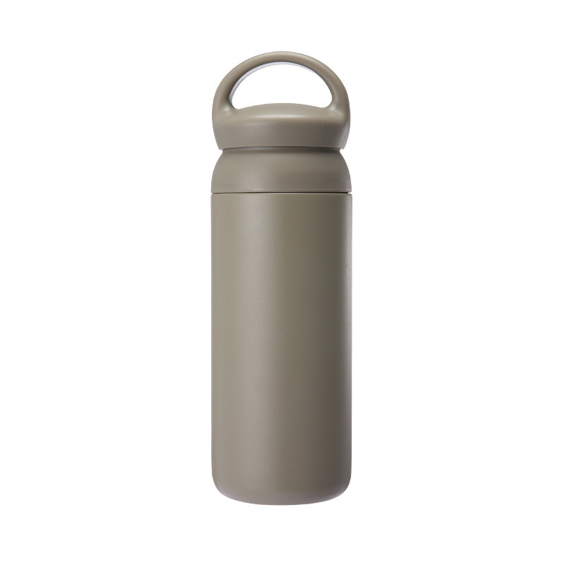 17 Oz. Stainless Steel Insulated Vacuum Bottle w/ Handle Lid 8