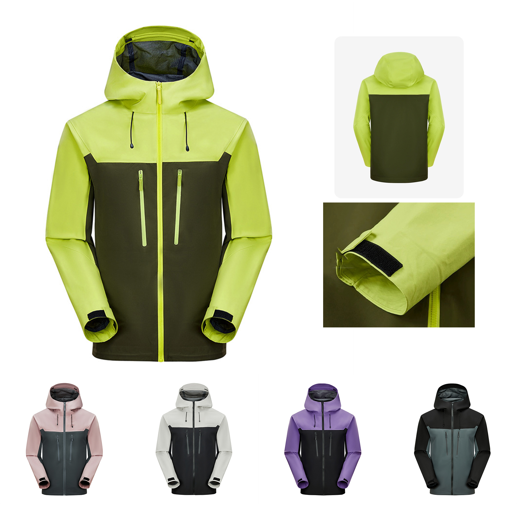 Unisex ShellJacket Moisture Wicking Storm Proof Mountaineering 2