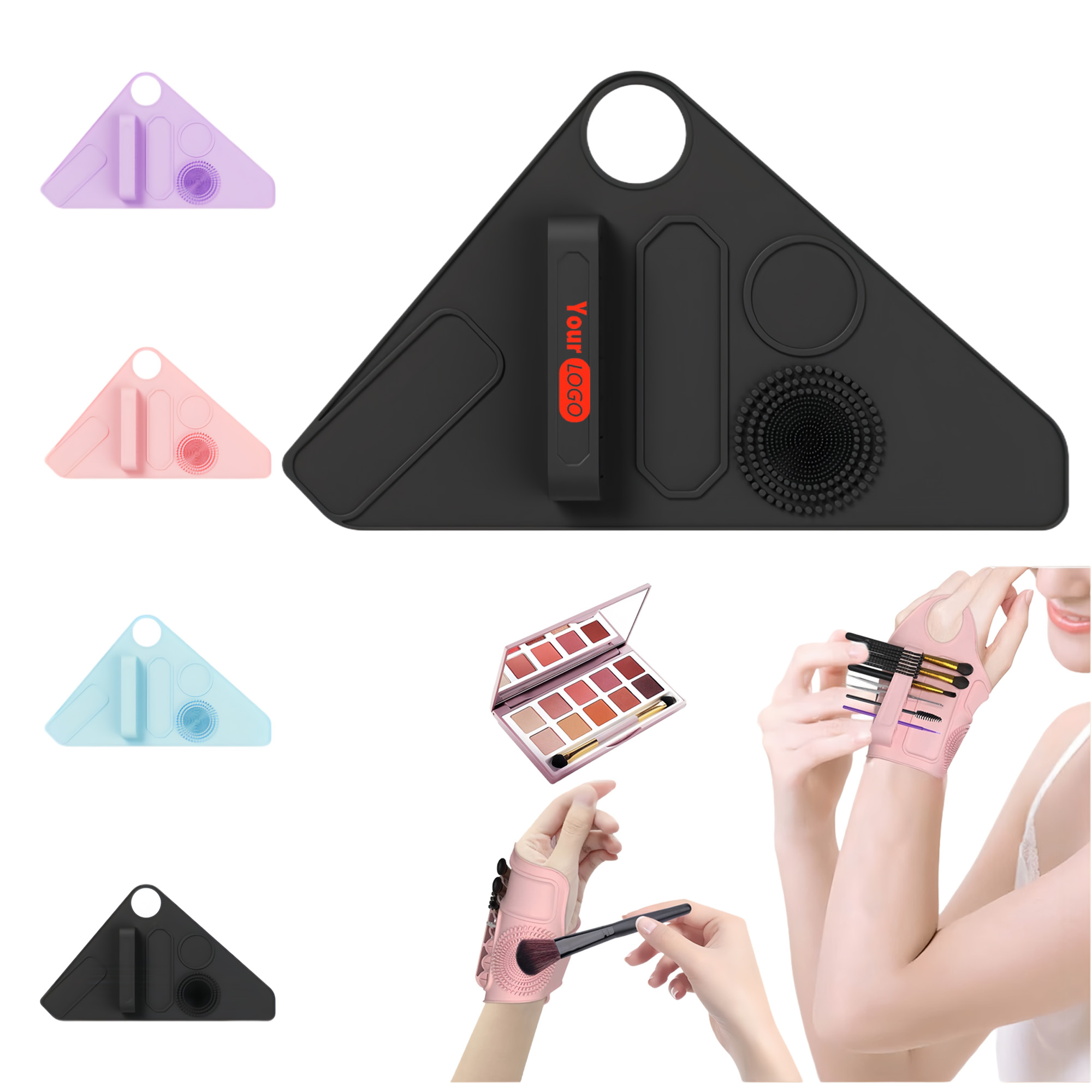 Multi-functional Silicone Makeup Wristband 3