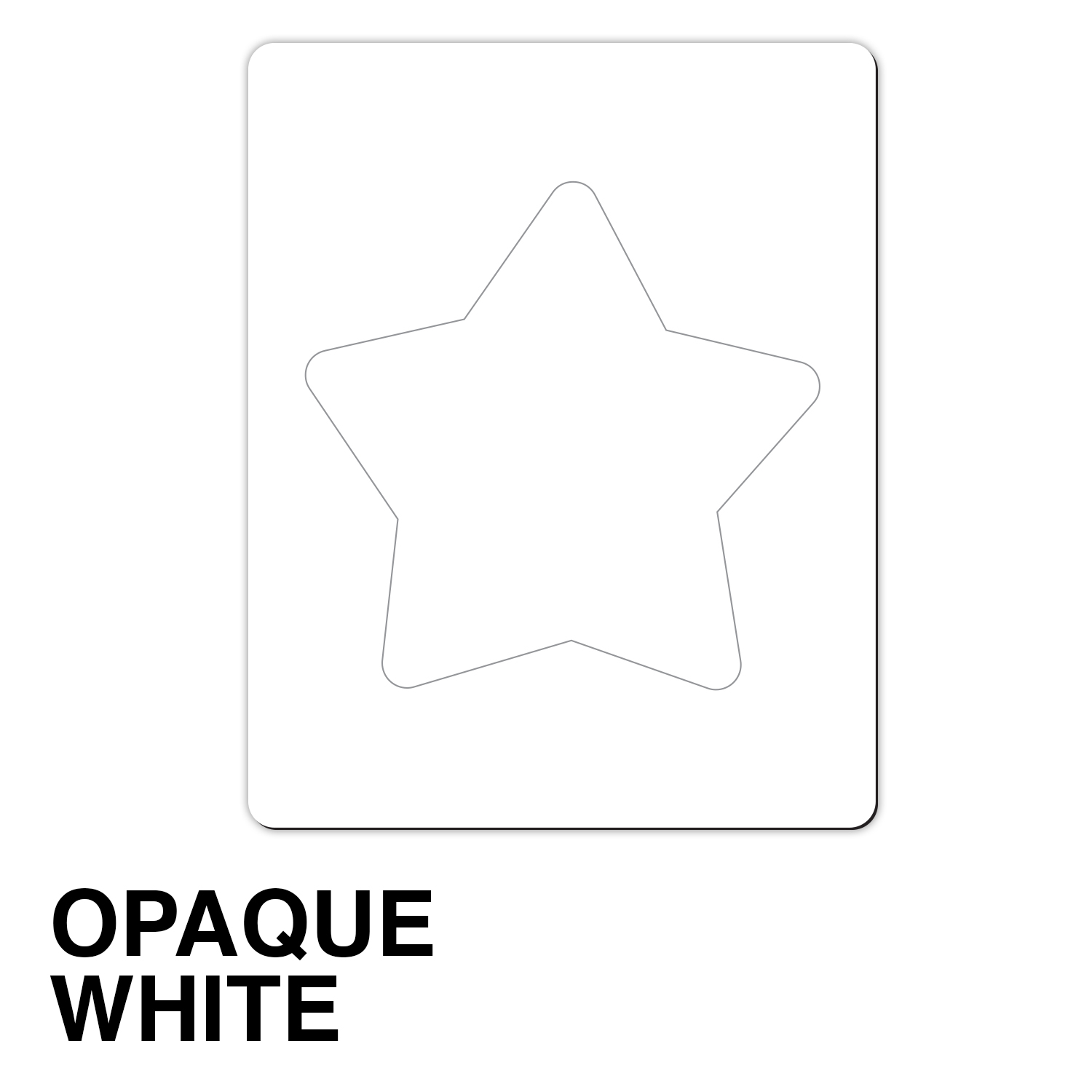 30 Mil Star Center Picture Frame Magnet - Full Color 3