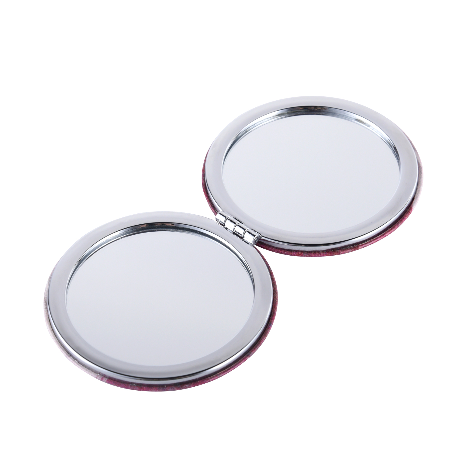 PU Leather Folding Pocket Compact Mirror 3