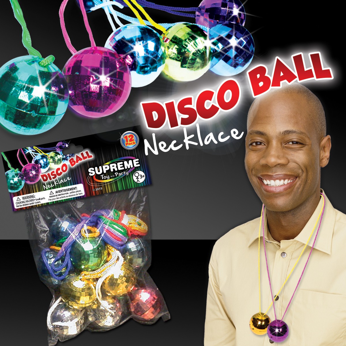 Disco Ball Necklaces