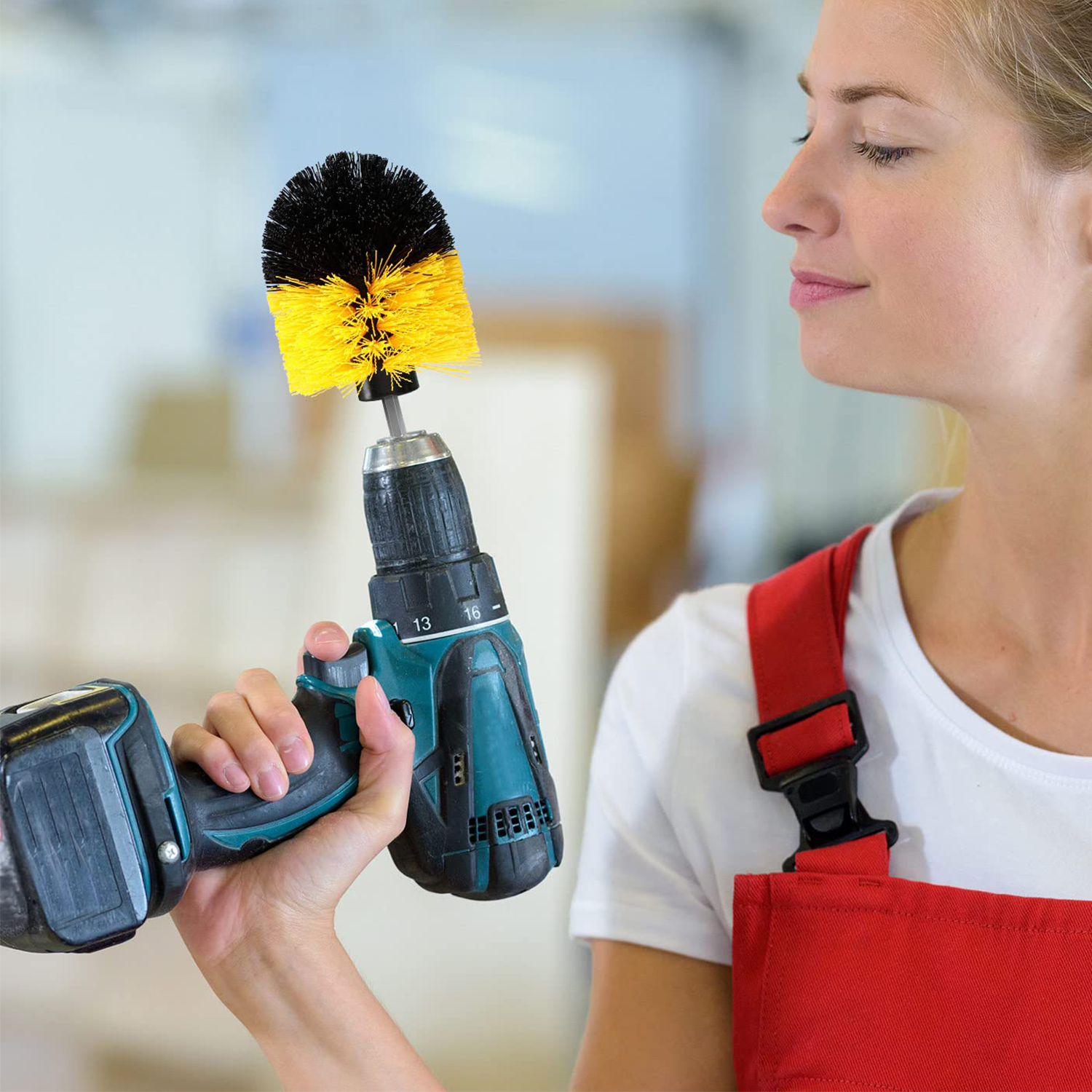 5 Pcs Drill Brush Attachment Set 8