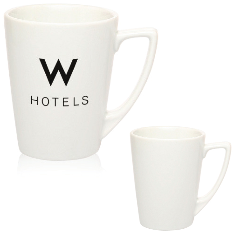 10oz. Latte Vitrified Porcelain Mug 1