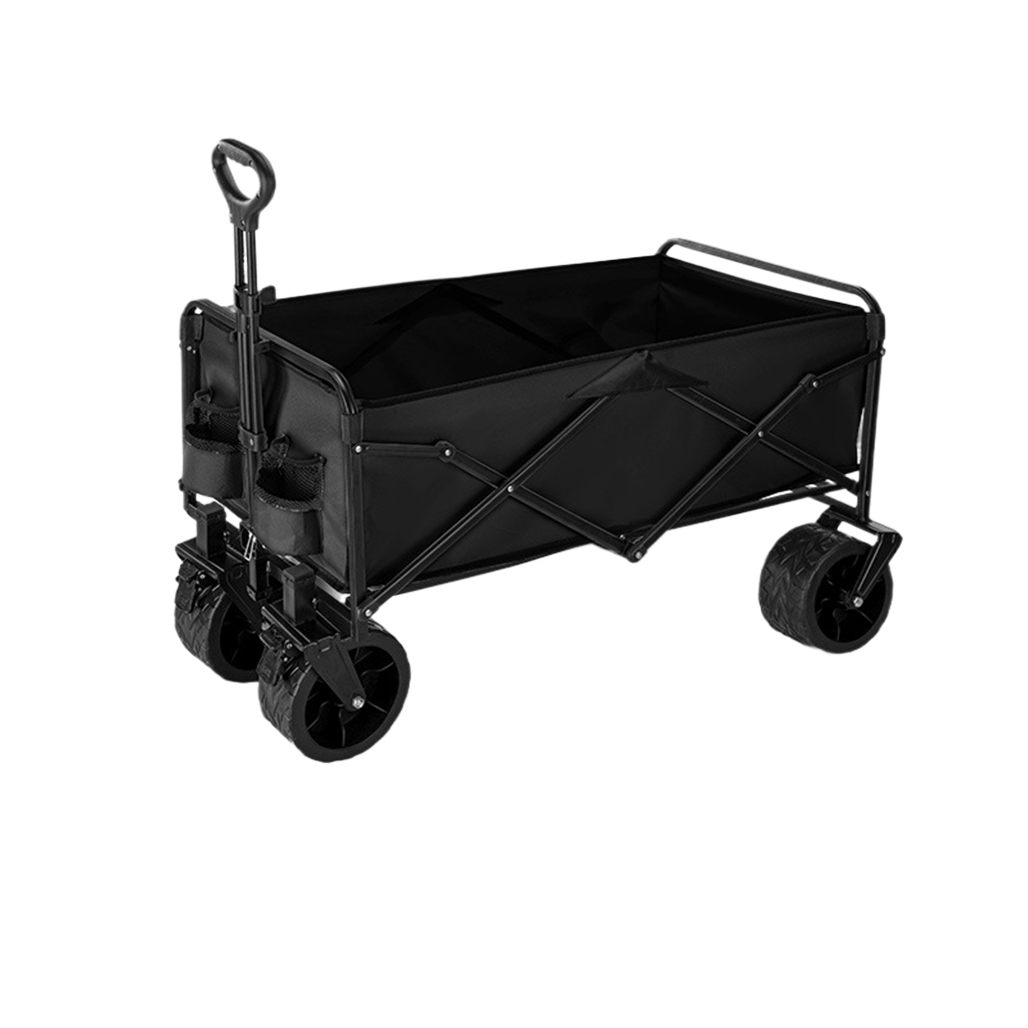 Folding Picnic Cart With Brakes And Large Wheels 3