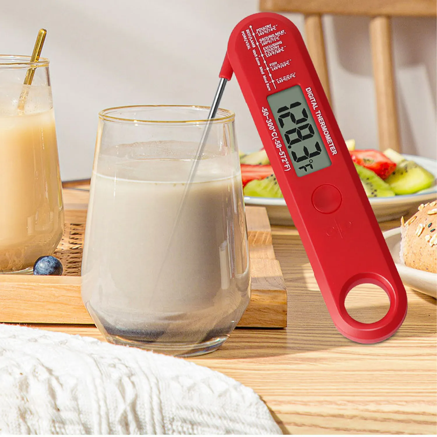 Digital Foldable Food Thermometer 5