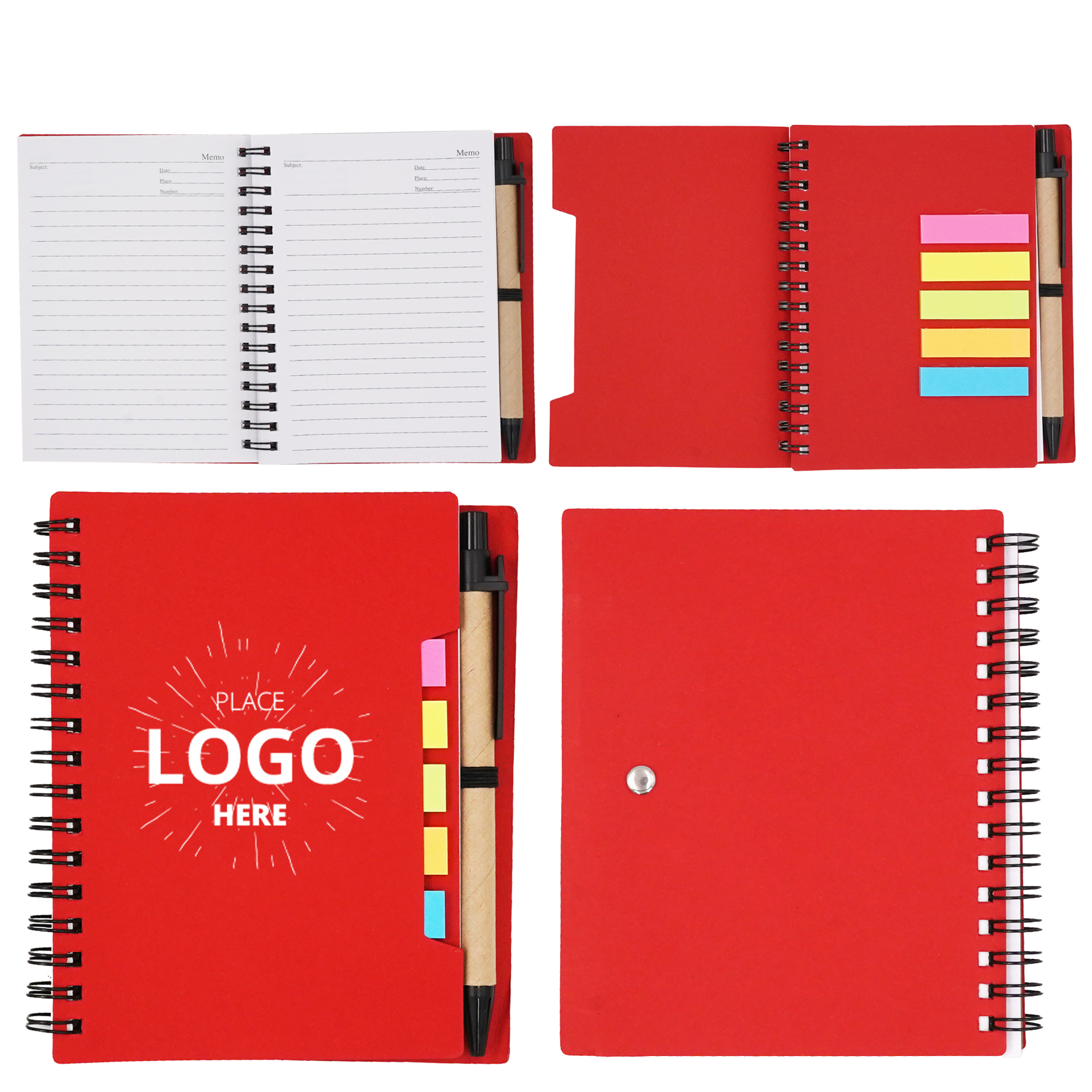 Kraft Linerboard Coil With Note Taking Notebook 3