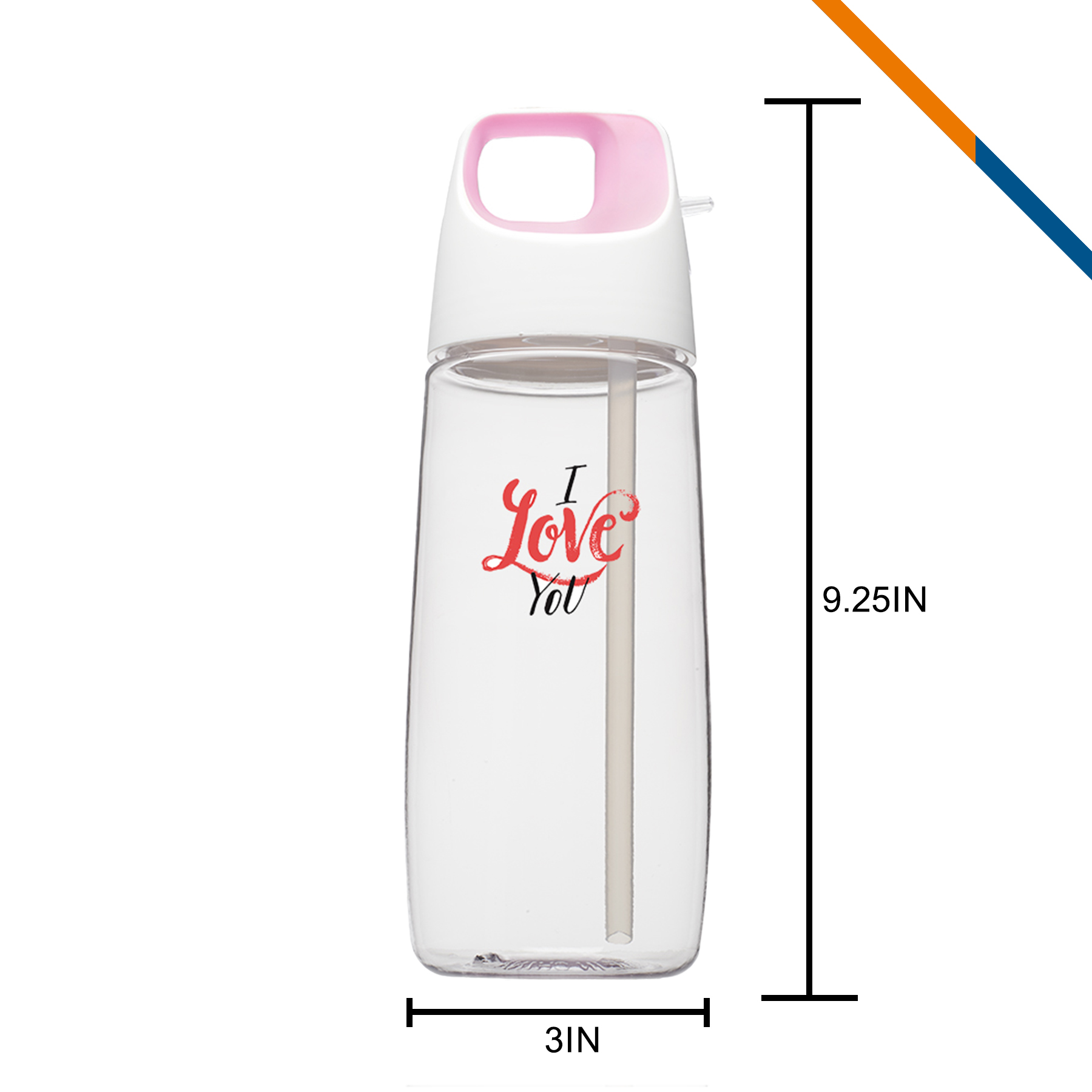 Linco Plastic Water Bottle - 27 OZ. 8