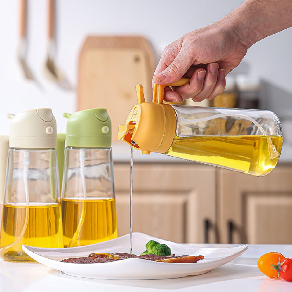 Dual-use Kitchen Oil Sprayer and Pourer 2