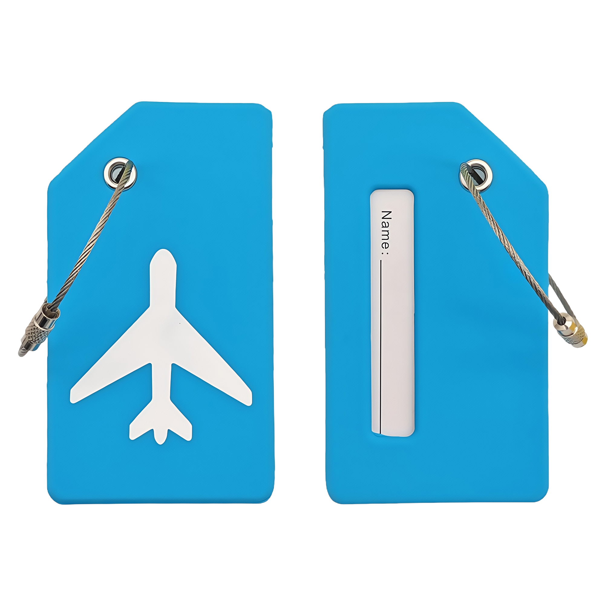 Durable Silicone Luggage Tag with Card Slot 11