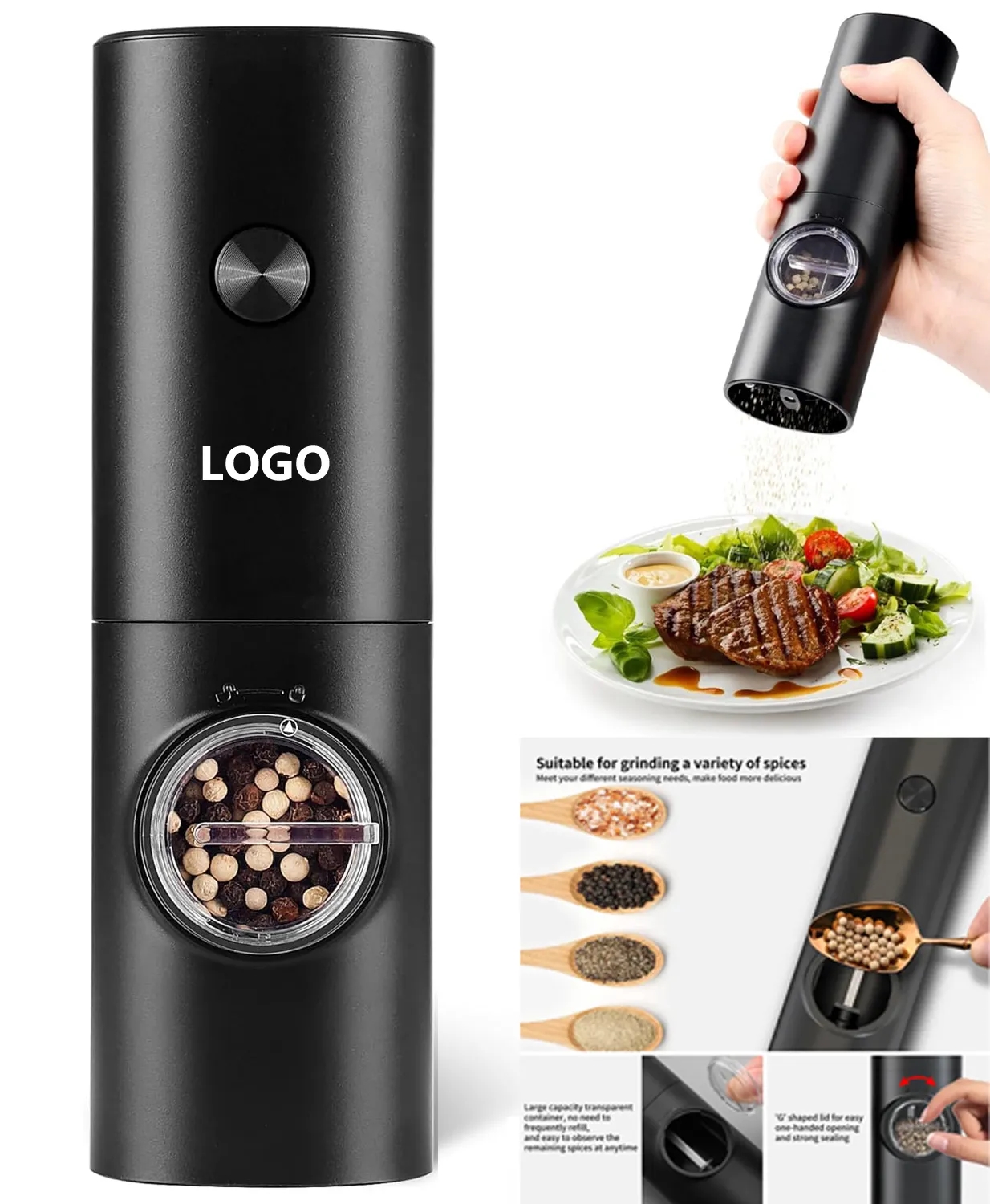 Electric Salt or Pepper Grinder 4