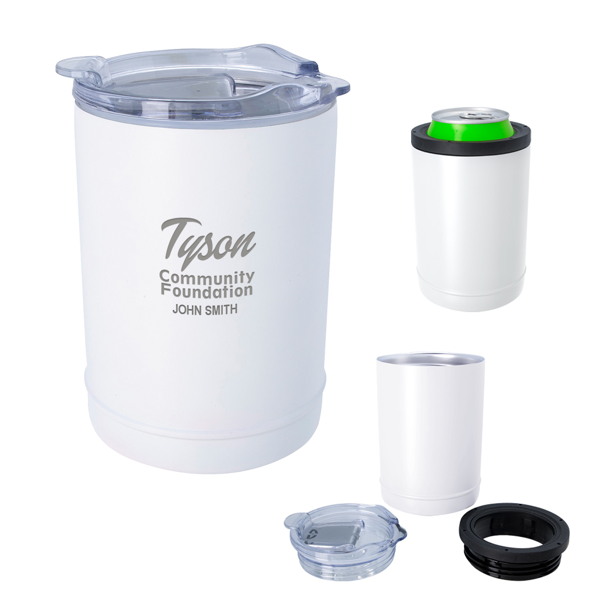 2-In-1 Copper Insulated Beverage Holder And Tumbler 18