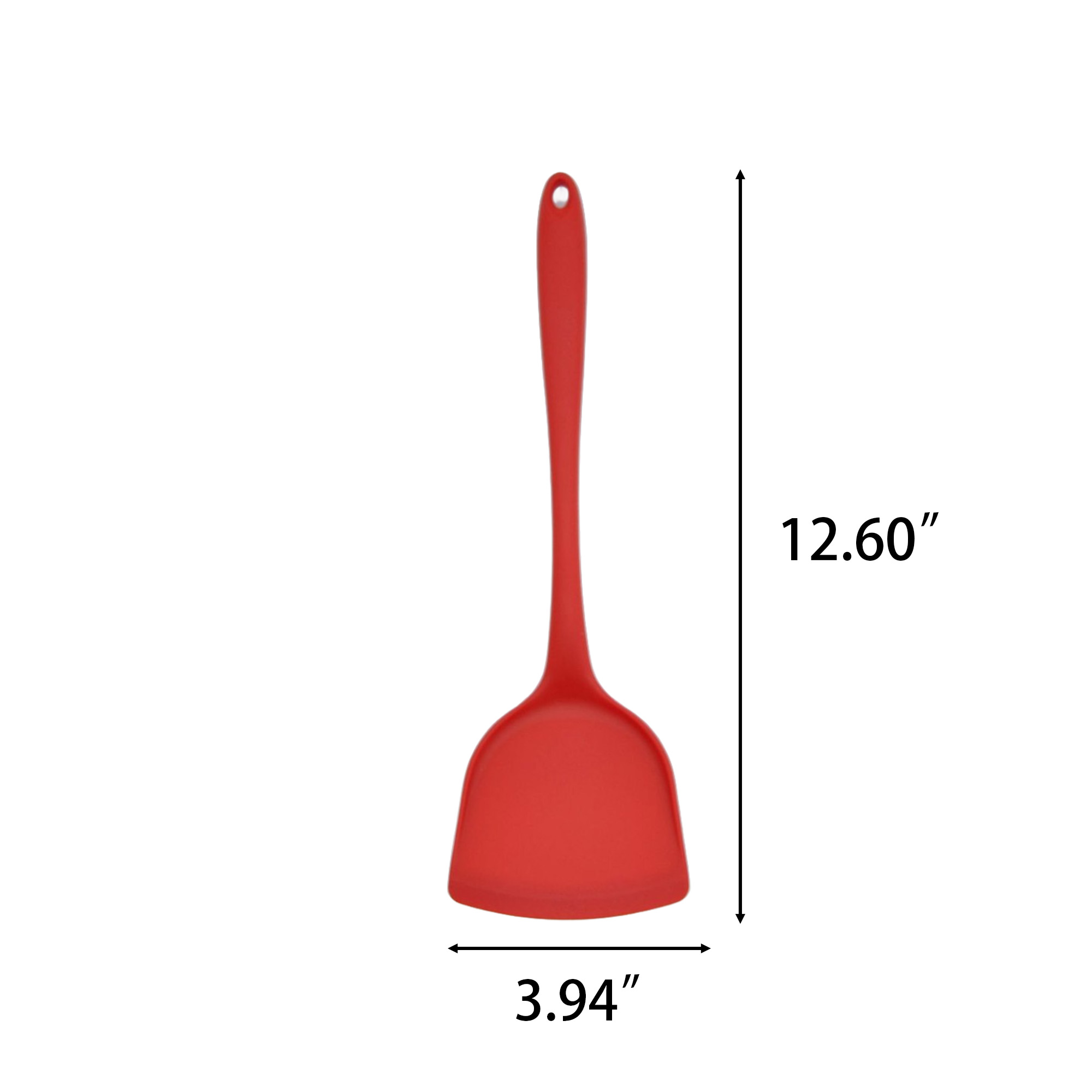 Red Kitchen Cooking Silicone Turner 5