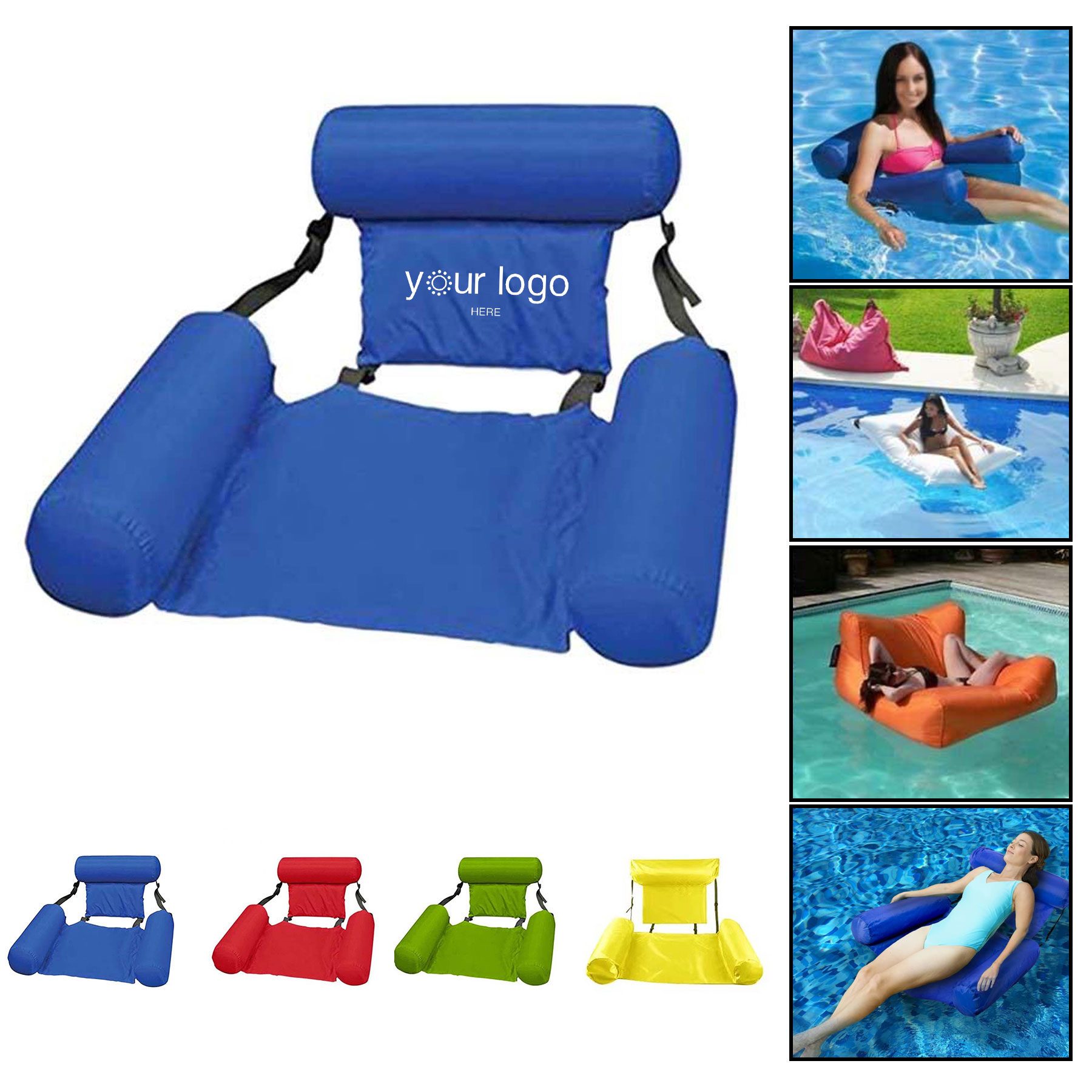Foldable Backrest Inflatable Chairs 2