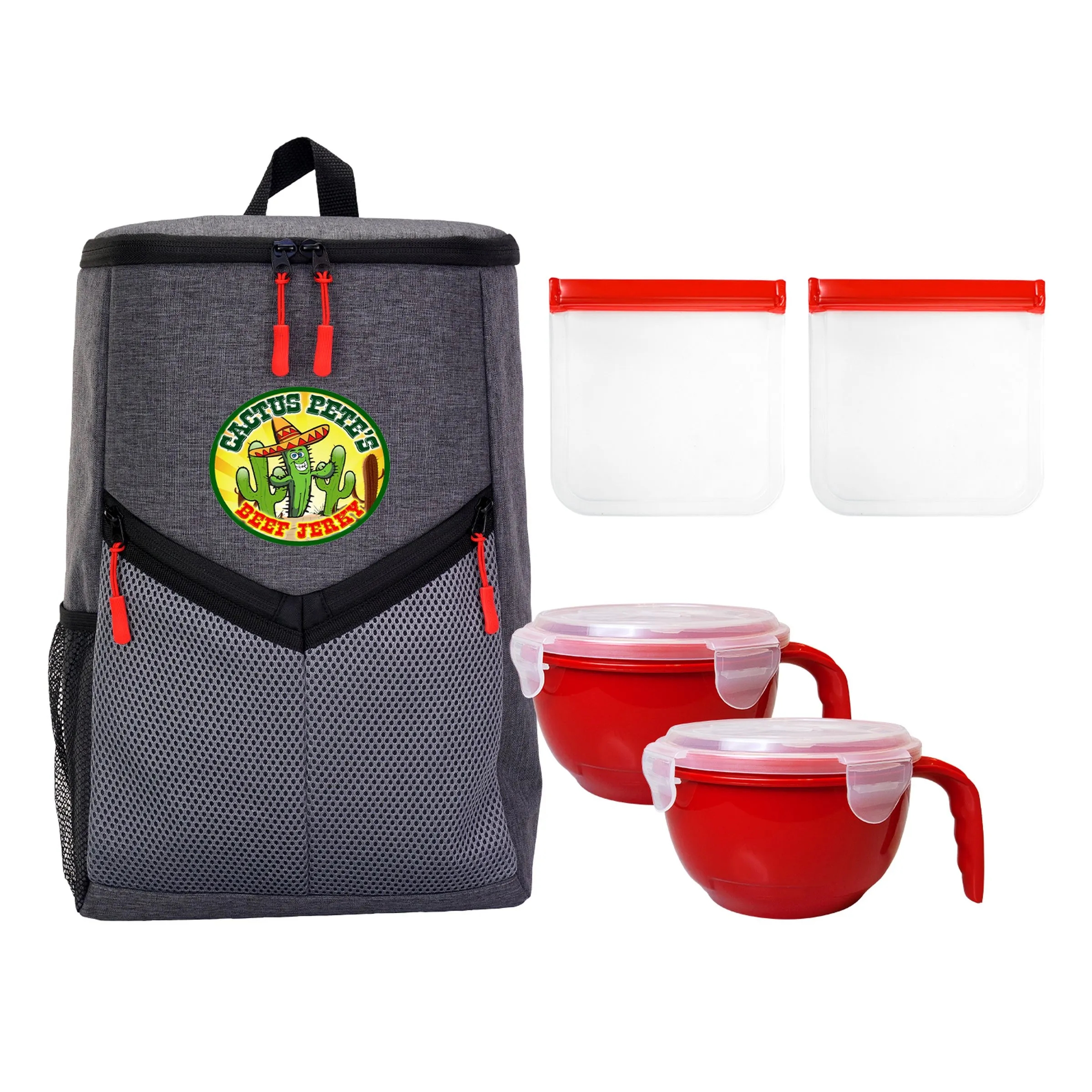 VICTORY NOODLE & SANDWICH COOLER BACKPACK SET 6