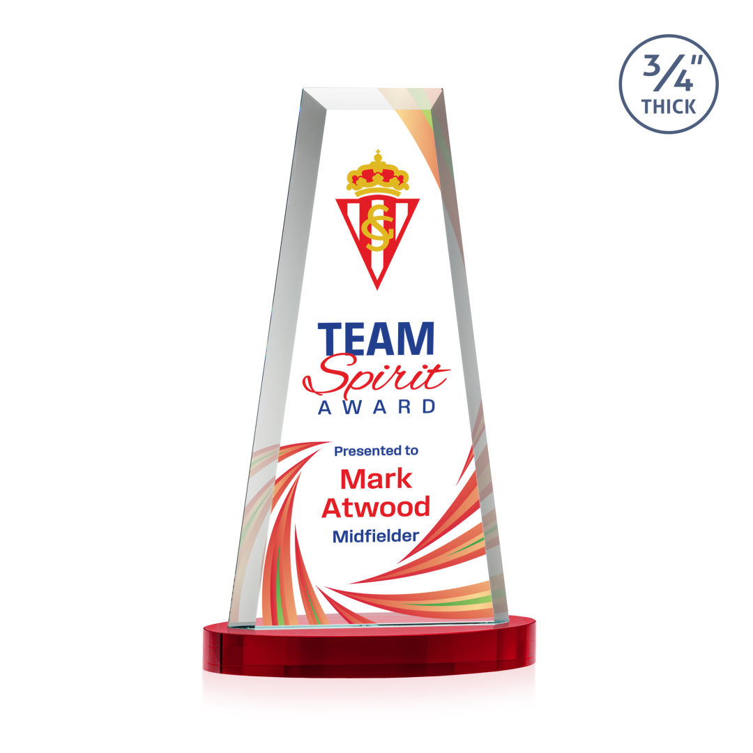 Imperial VividPrint™ Award on Alberton Base - Red 16