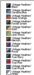 Sport-Tek Youth Heather Colorblock Contender Tee. YST361 44