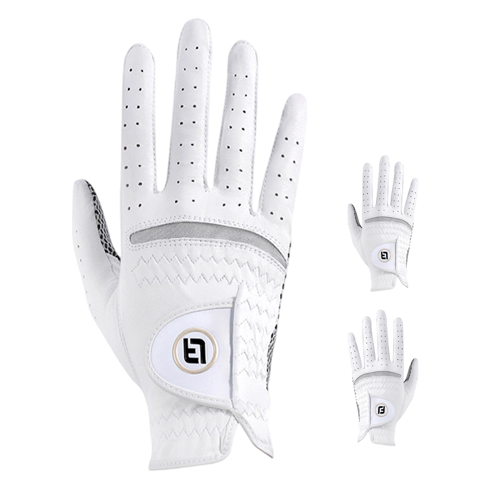 Super Fiber Golf Glove With Lycra Panel And Hook Loop Closure 7.5" Length 4