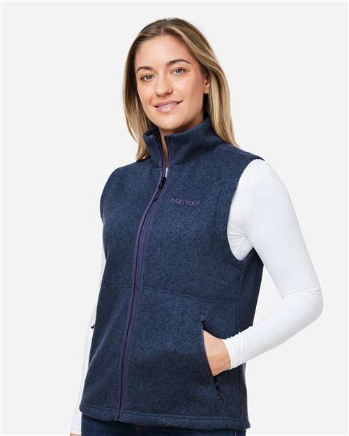 Women's Drop Line Fleece Vest - M16251 9