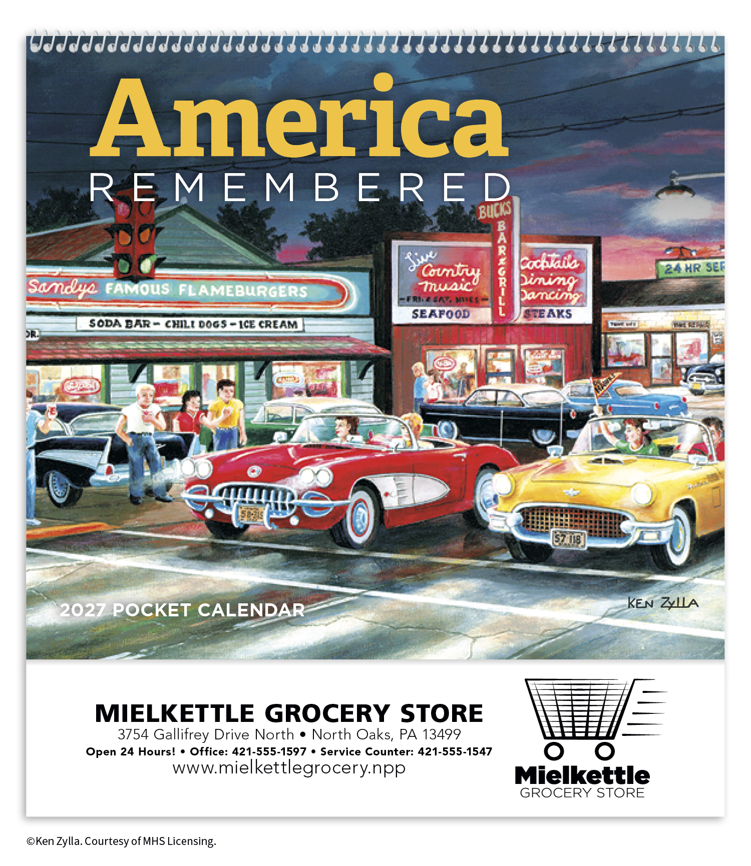 HotLine® Products America Remembered Pocket Calendar 39
