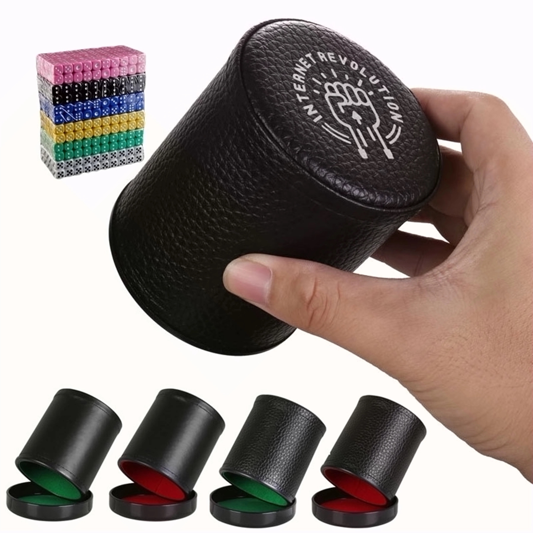 Leather Game Dice Cup 1