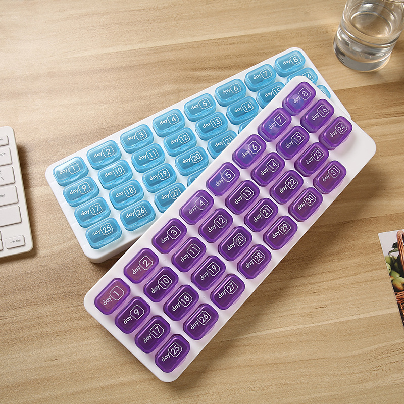 31 Compartments Monthly Pill Organizer 6