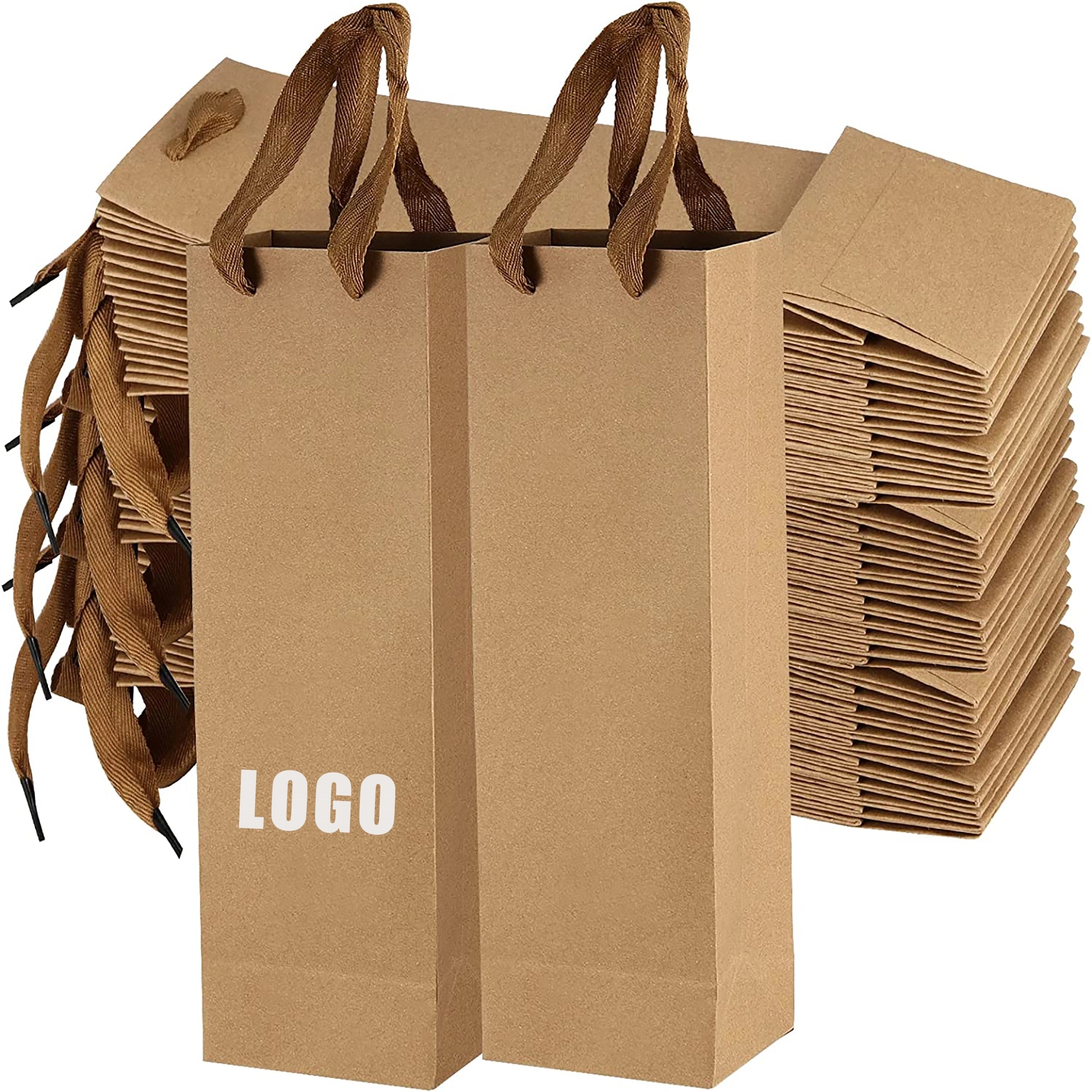 Single Wine Kraft Paper Bag