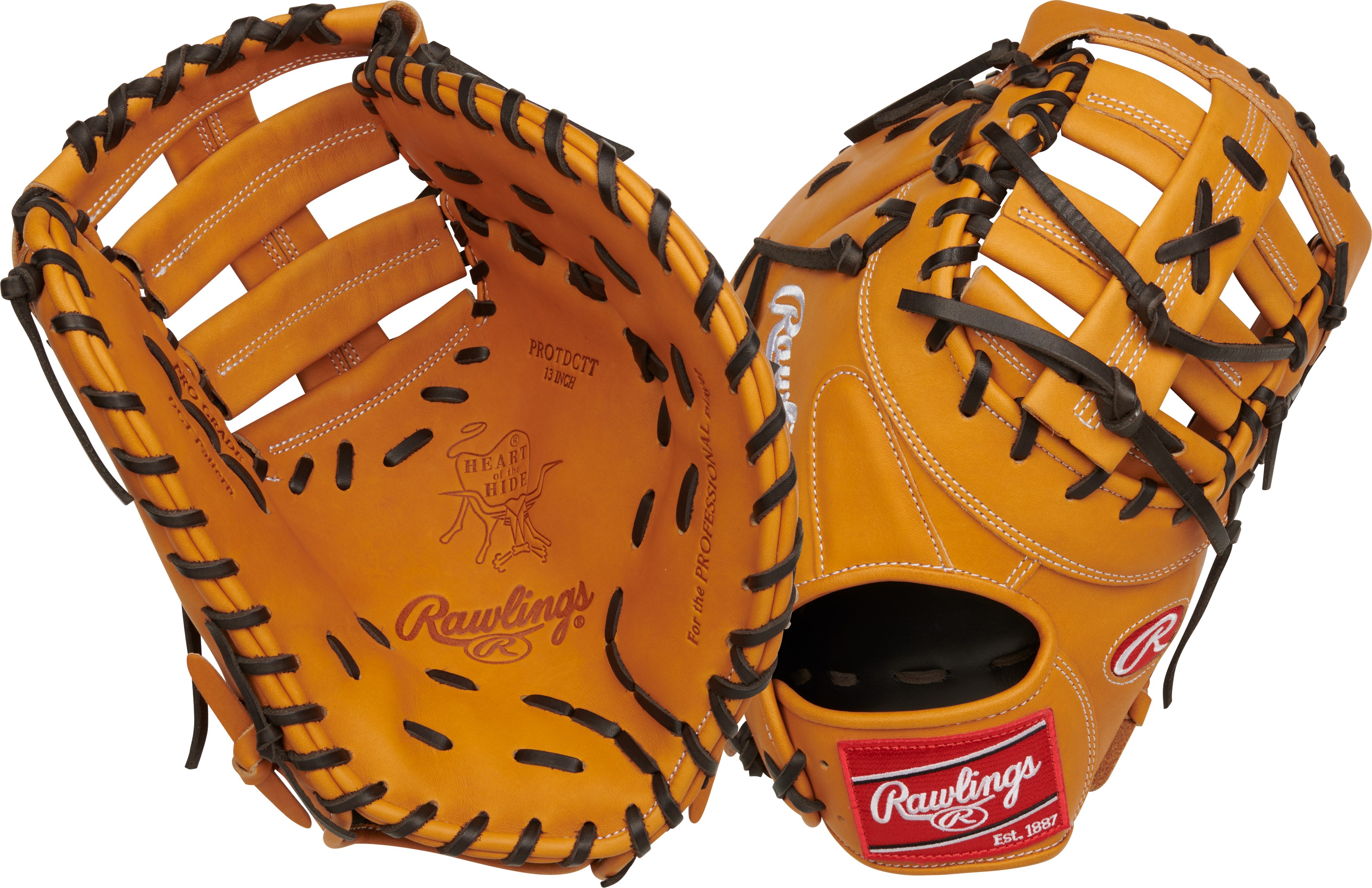 Rawlings Heart of the Hide 13 in Baseball Glove, First Base 2