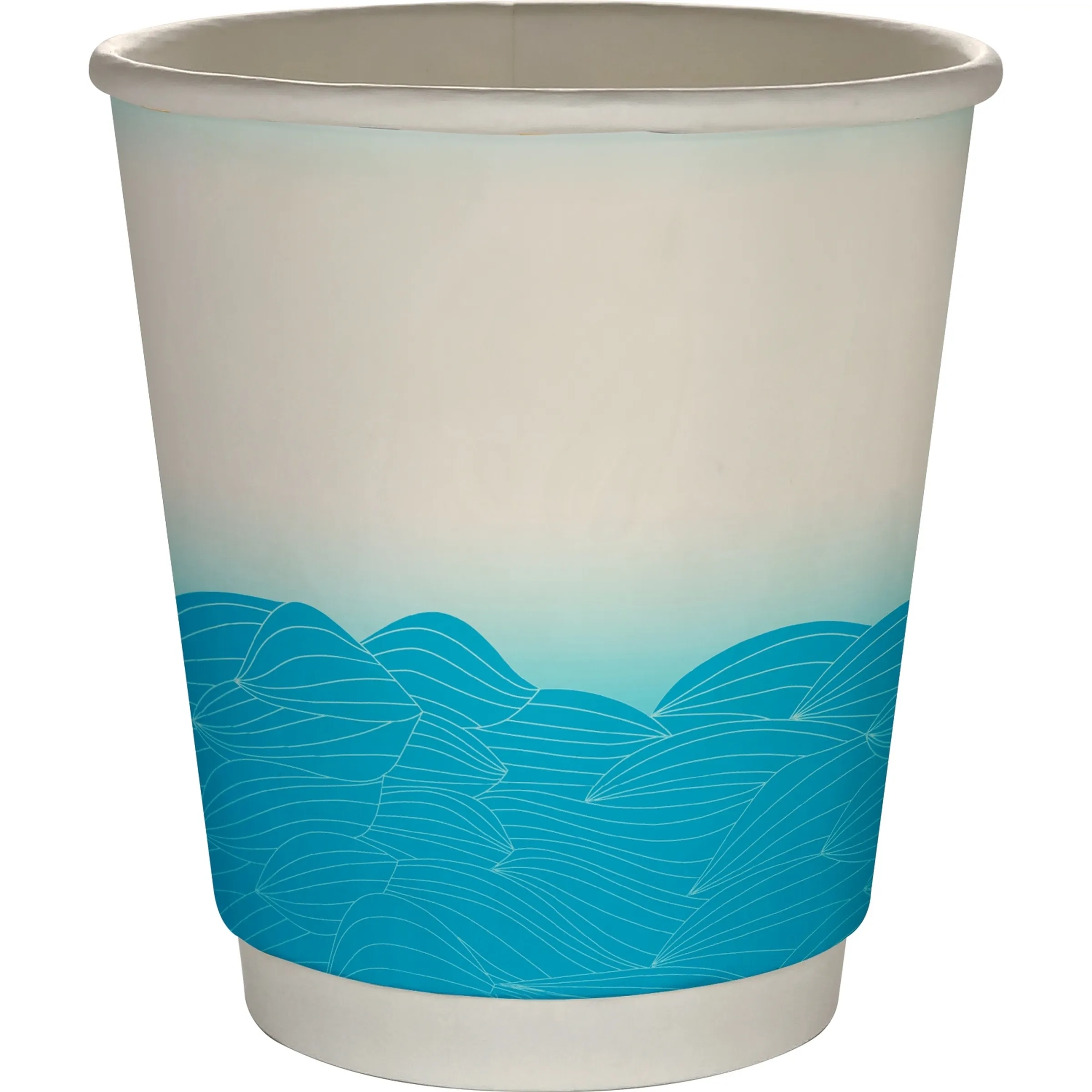 10 oz Full Color Turbulent Waves Insulated Paper Cup 17