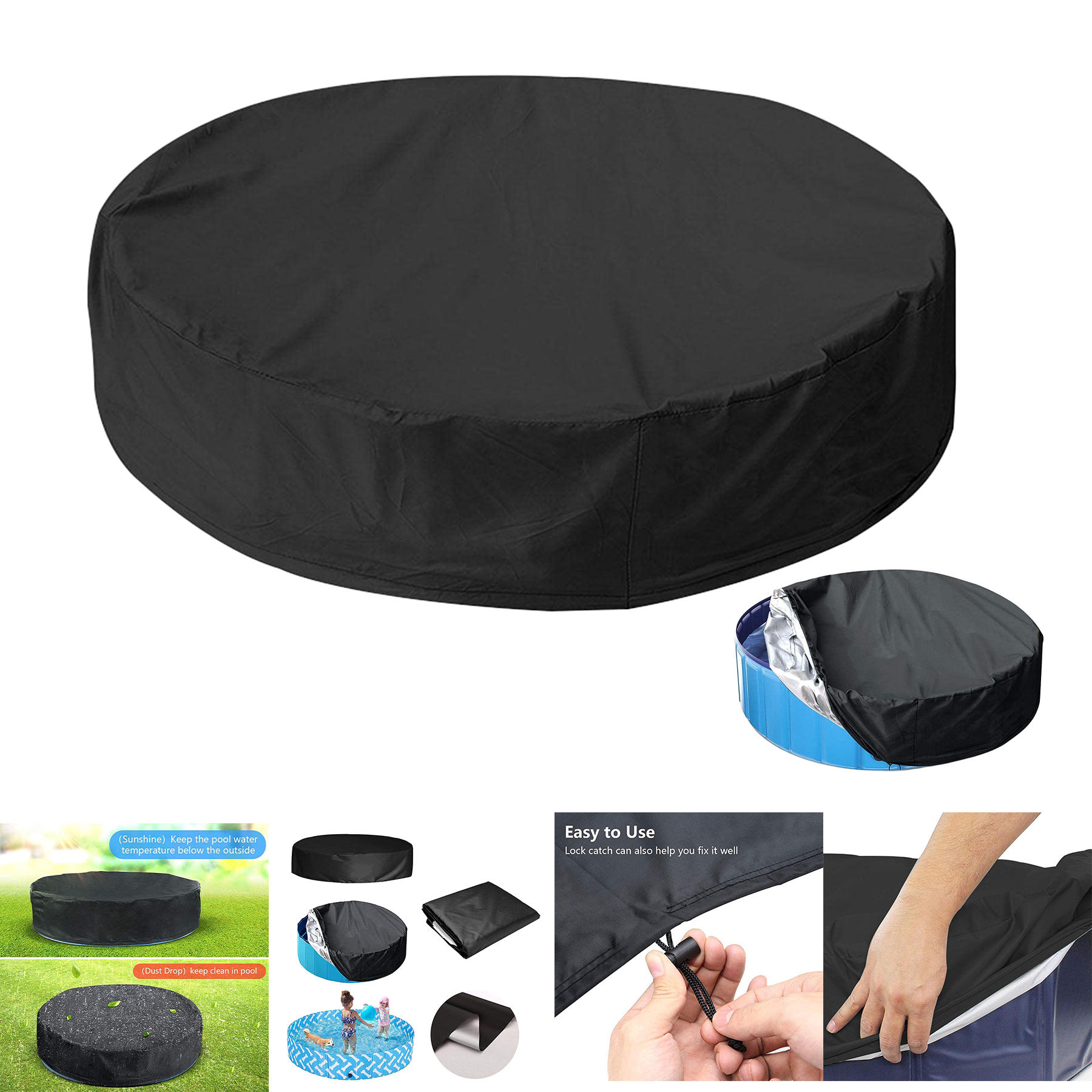 32-63Inch Protective Pool Cover 2