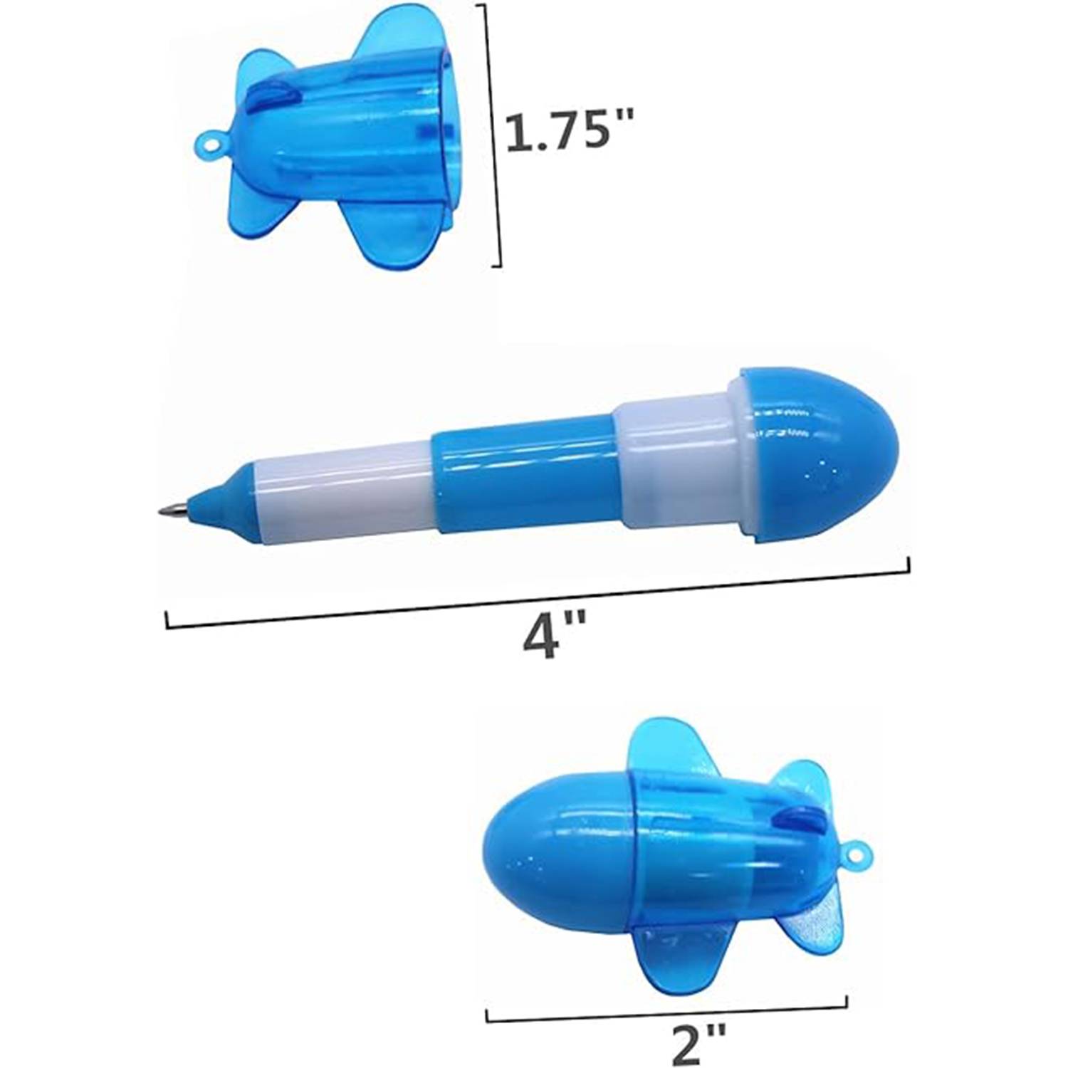 Cartoon telescopic color airplane plastic ballpoint pen 4