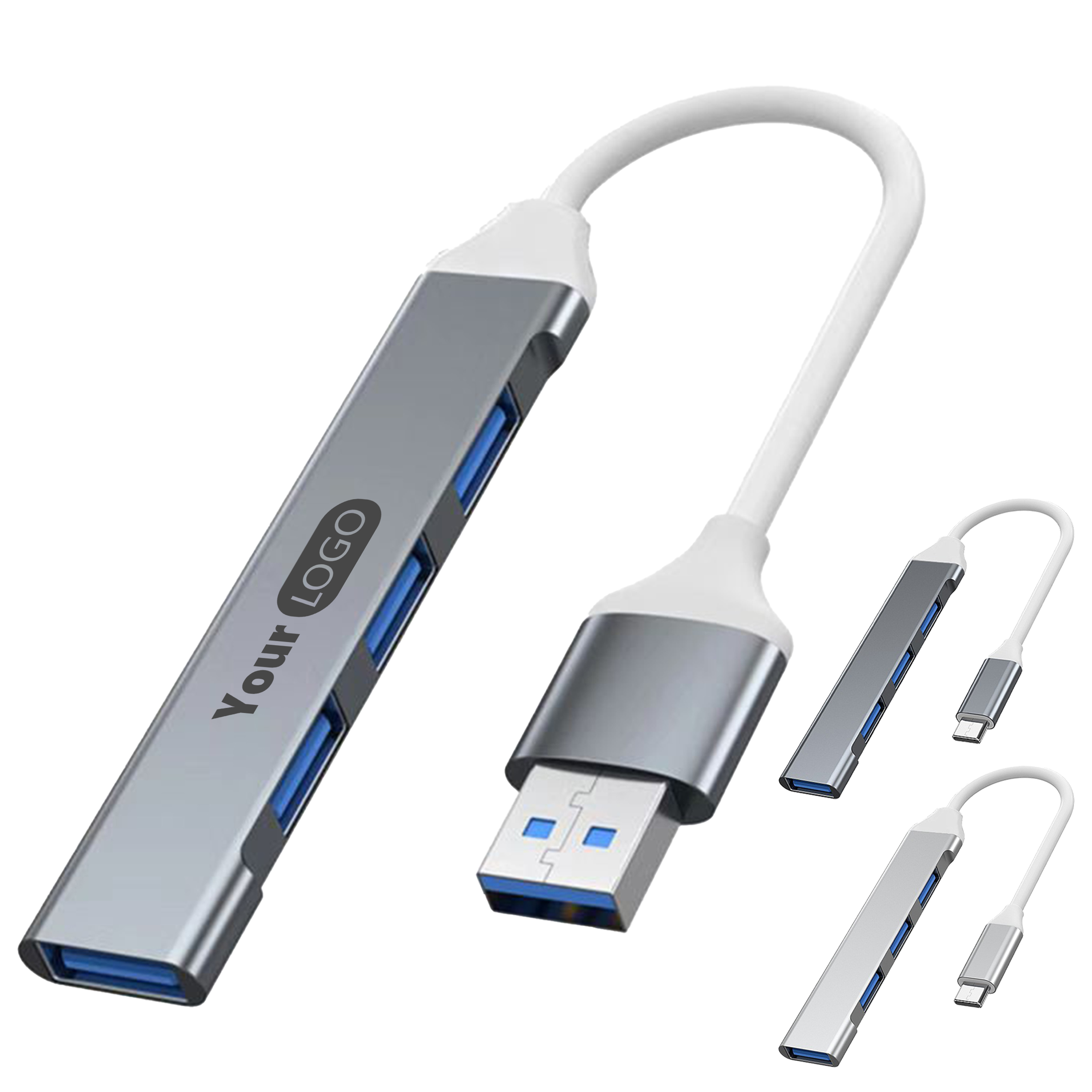 Alloy Multi Functional Notebook Hub Usb Interface 3