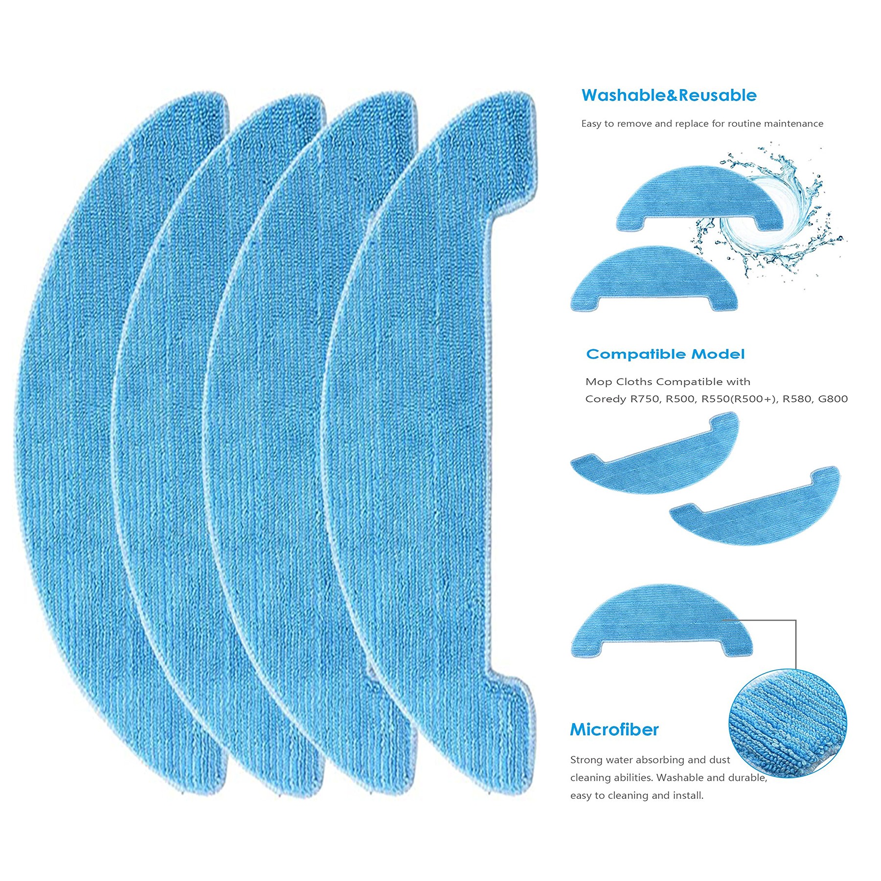 Replacement Mop Cloths 2