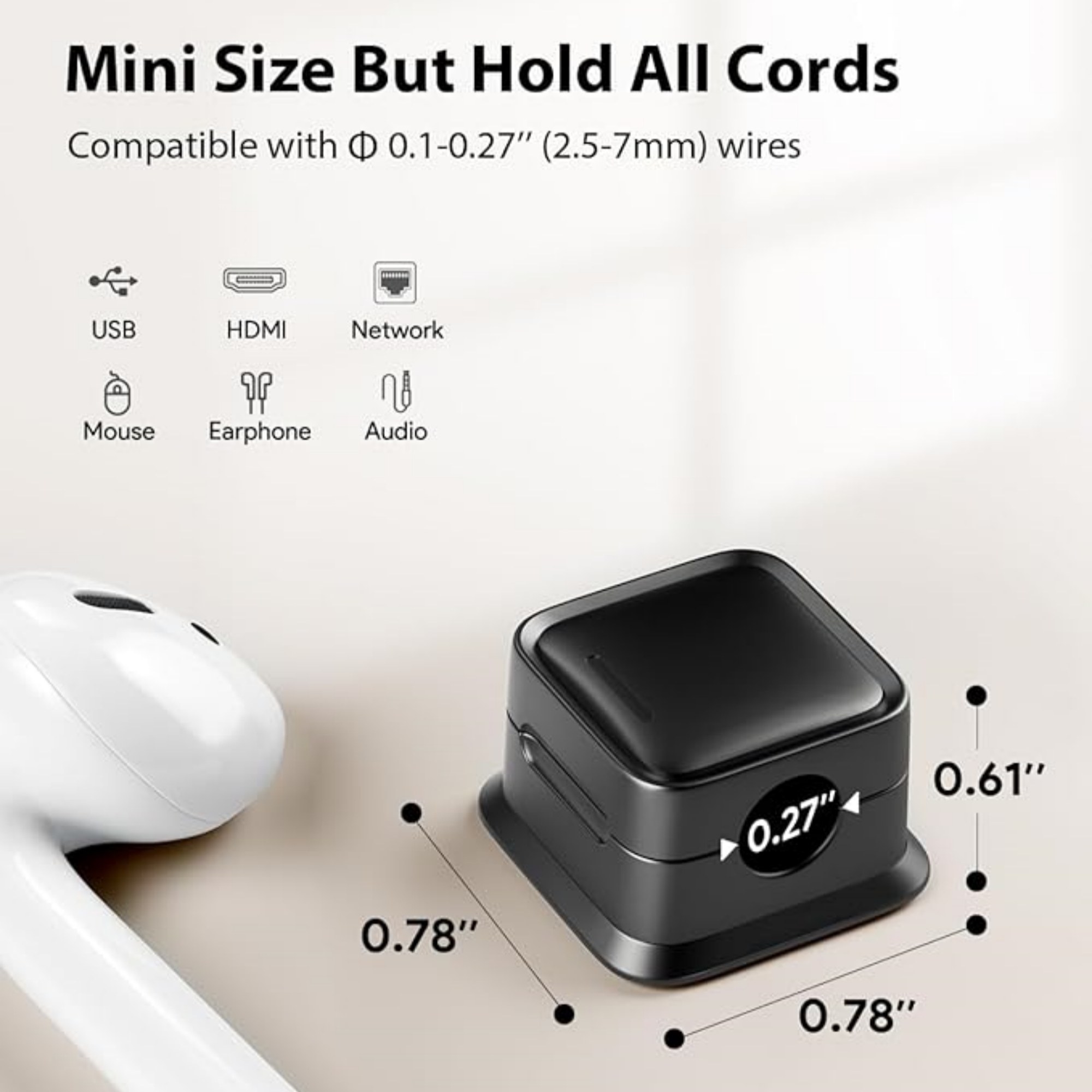 Magnetic Cord Organizer Holder 5
