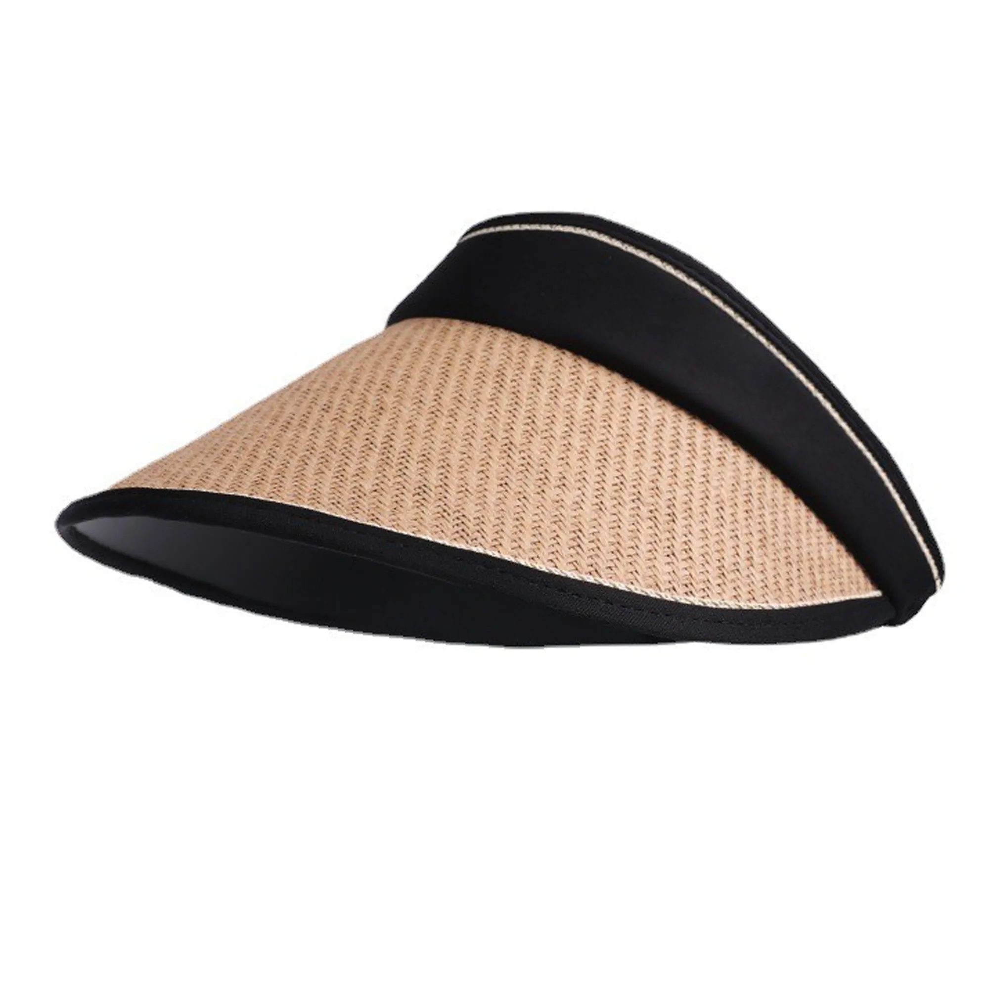 Folding Braided Straw Visor 7
