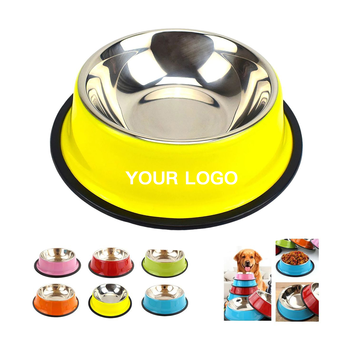 Double Wall Pet Food Bowl 3
