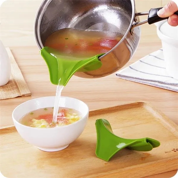 Silicone Kitchen Funnel Tools 2