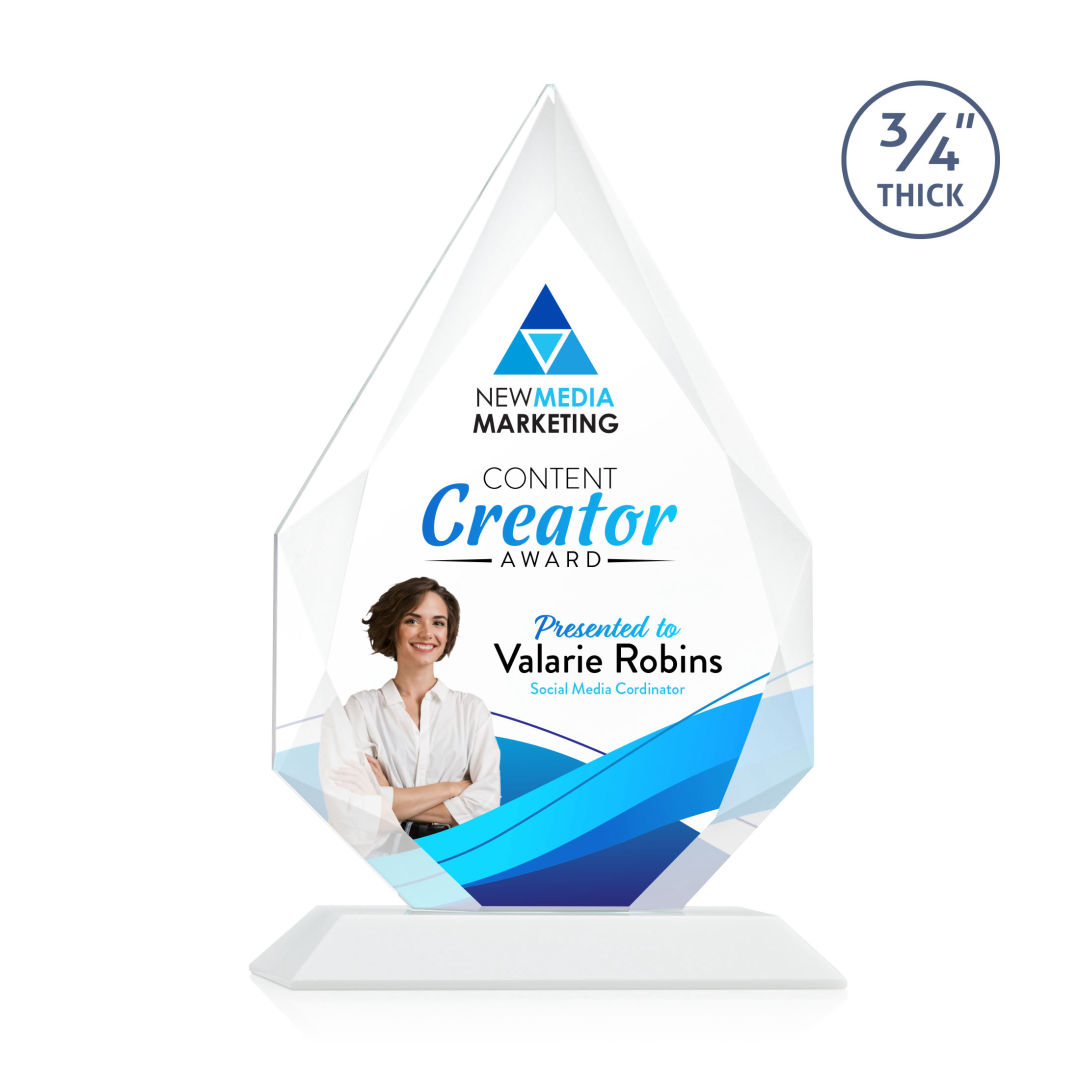 Hawthorne VividPrint™ Award - White 4