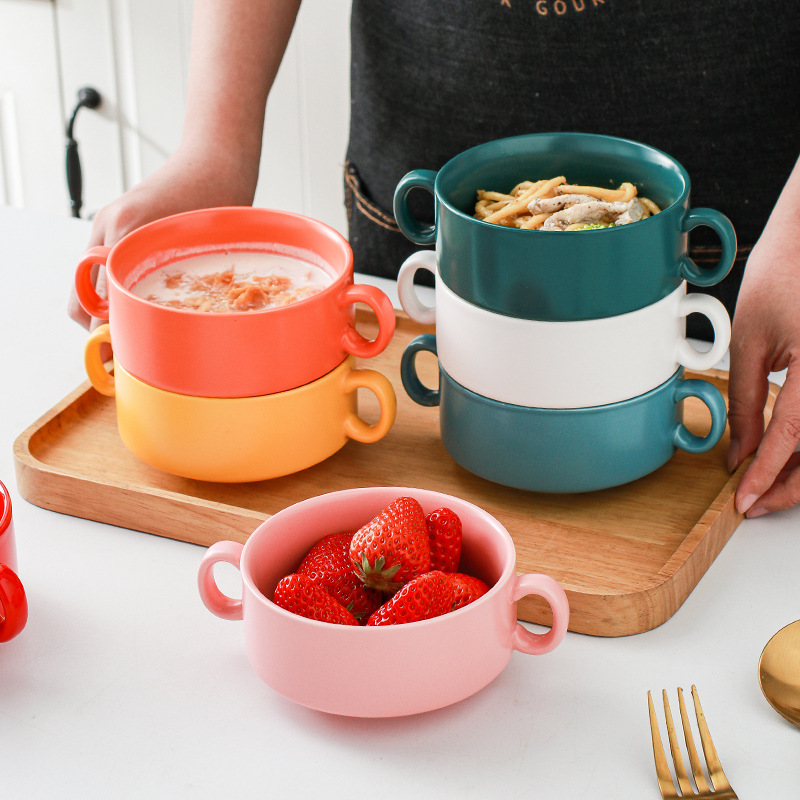 9 OZ Soup Bowls with Handles 7