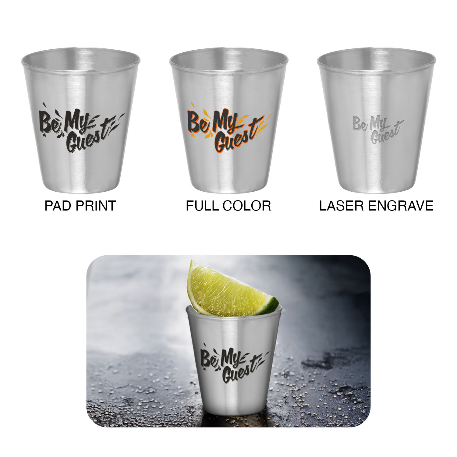 Metal Shot Glasses 1