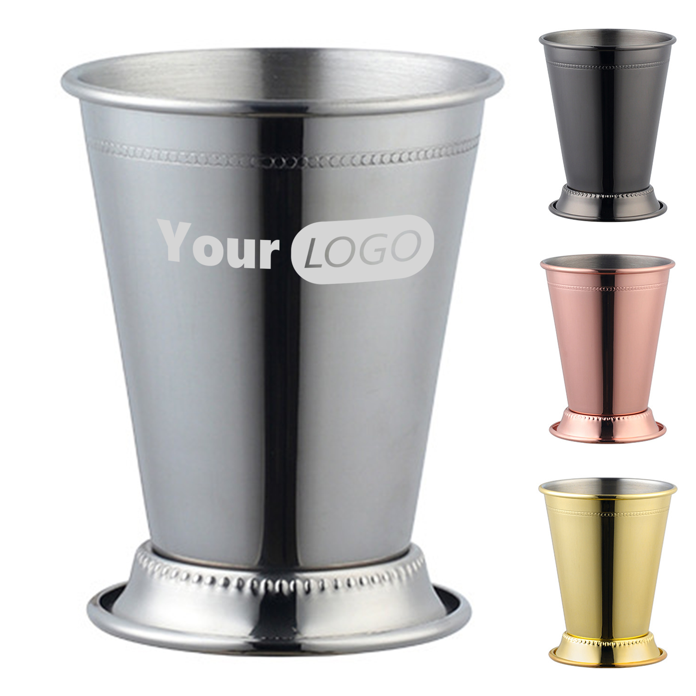 Stainless Steel Colored Cocktail Glass 4
