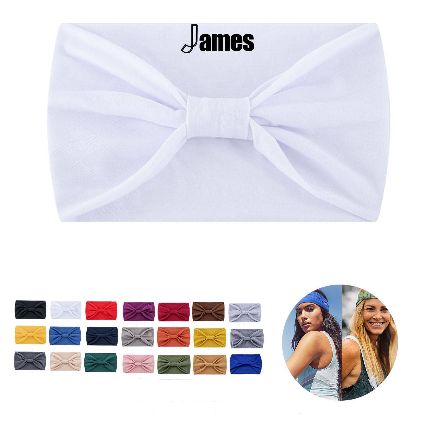 Wide-Brimmed Yoga Headband