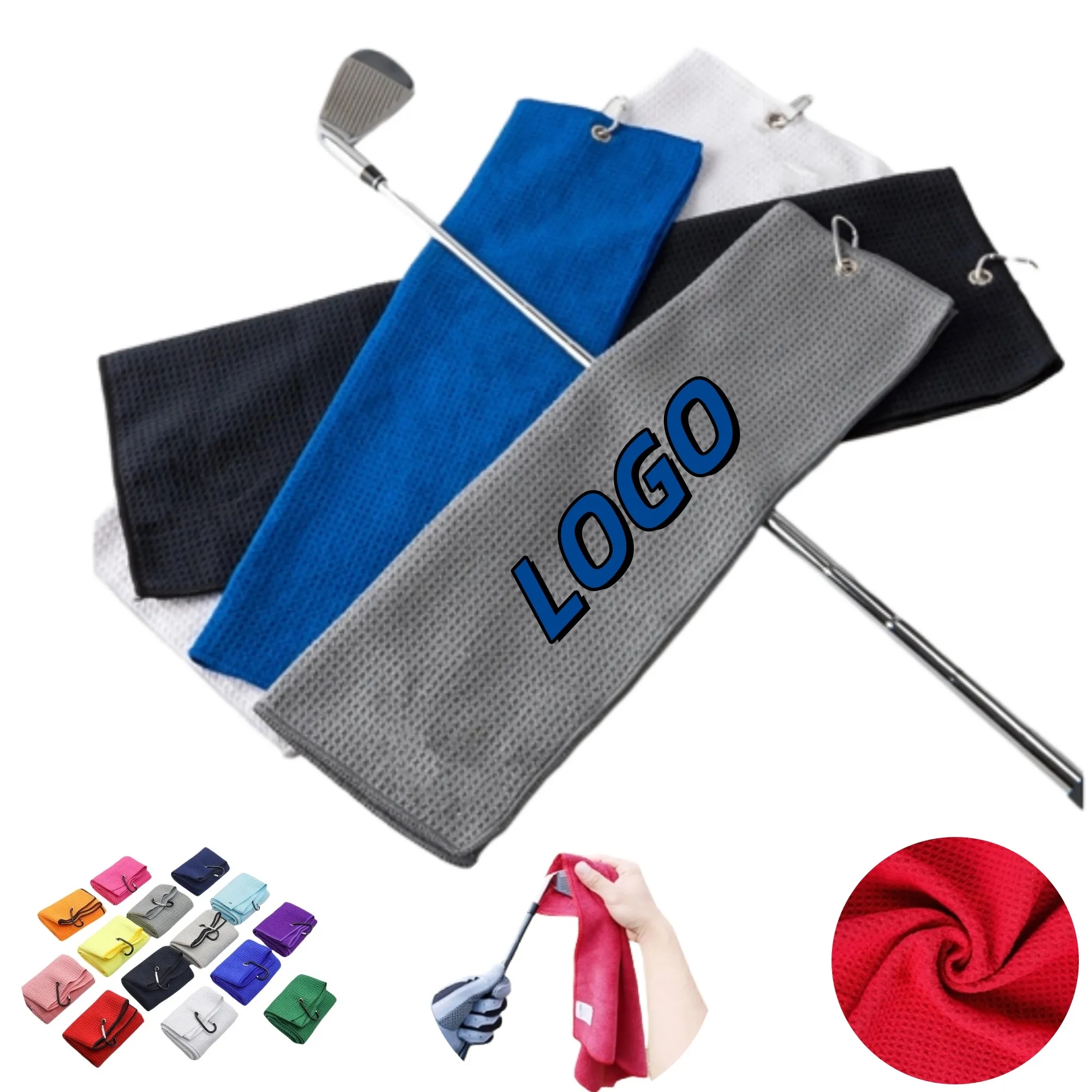 Full Color Microfiber Golf Towel 3