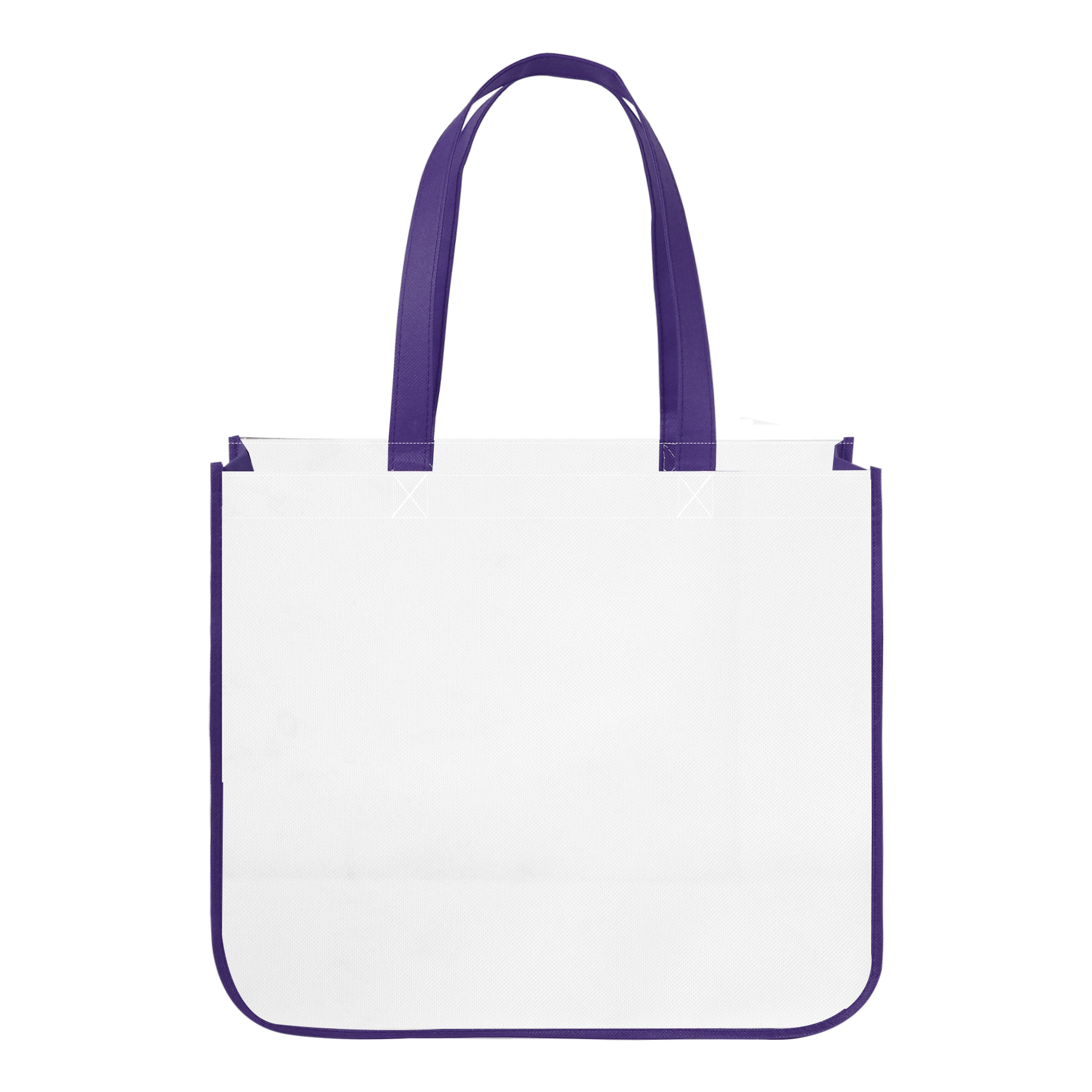 Extra Large Full Color Laminated Curved Bottom Tote Bag 6