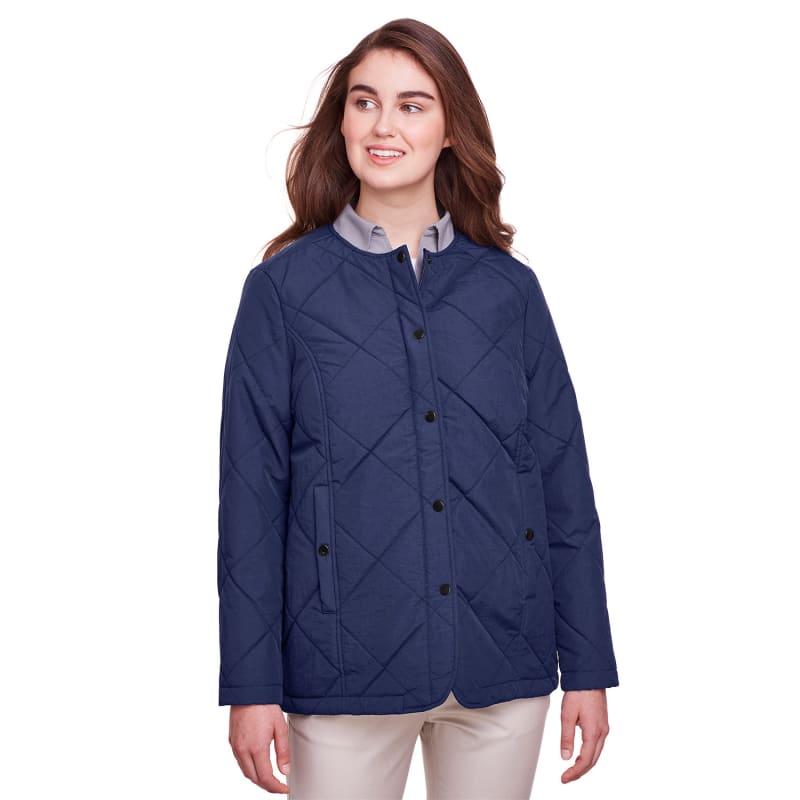 UltraClub Ladies' Dawson Quilted Hacking Jacket 6