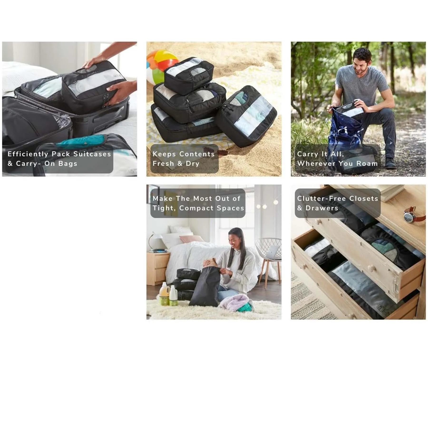 8 Set Packing Cubes for Suitcases 7